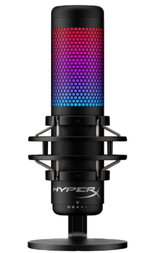 HyperX QuadCast S - USB-microfoon (zwart-grijs) voor €69,30 bij HP Store