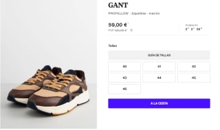 Zapatillas Casual para Hombre GANT PROFELLOW por 59€