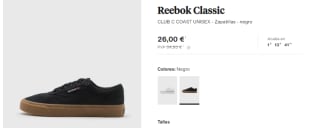 Zapatillas deportivas Asics y Reebok desde 24€ ofertazas