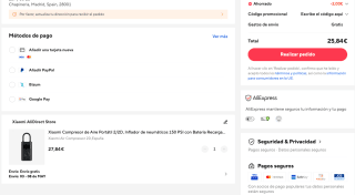 Xiaomi Bomba de aire Mijia Air Pump 2 por solo 25,84€