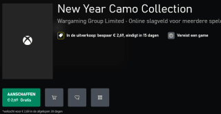 World of Warships New Year Camo Collection Gratis in de Xbox store