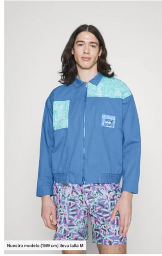Chaqueta estilo Vintage para Hombre Quiksilver x Stranger Things The Hawkins por 33€