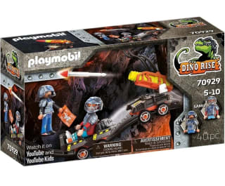PLAYMOBIL Dino Rise 70929 Dino Mine Carro de Cohetes por 13,99€.