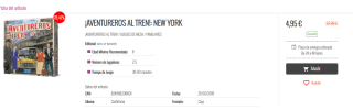 Juegos Mesa ¡Aventureros Al Tren! San Francisco o New York por 4,72€