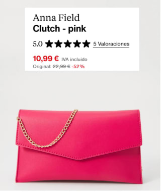 Clutch Anna Field por 9.34€
