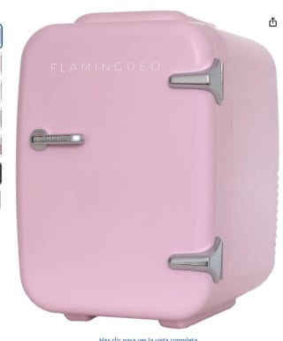 Flamingueo Mini Nevera 4L 12V/220V Función Frío y Calor Rosa por 30,22€