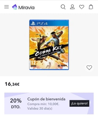 Cobra Kai: The Karate Saga Continues PS4 por 13,07€.