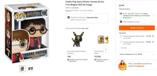 Funko Pop Harry Potter Torneo de los Tres Magos Cáliz de Fuego por 7,20€