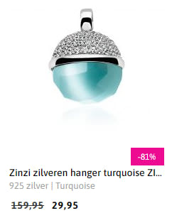 Tot 81% korting in de sale van Zinzi