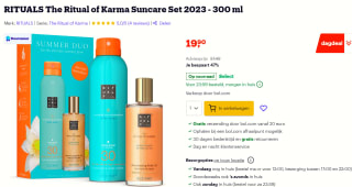 THE RITUAL OF KARMA Suncare Set voor €19,90 bij Bol.com