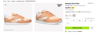 Ofertazas calzado Reebok y mas marcas para adulto desde solo 19,99€