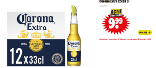 Corona Extra 12x33 cl voor €9,99 bij Dirk