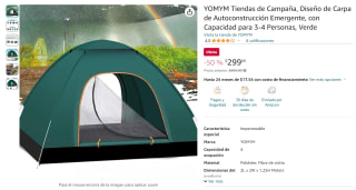 YOMYM Tiendas de Campaña por $300 en Amazon