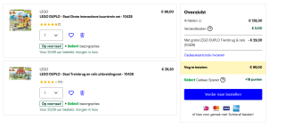 LEGO DUPLO Grote interactieve buurttrein met gratis LEGO DUPLO Treinbrug en rails uitbreidingsset voor €99 bij Bol