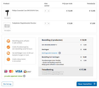 €5 korting op bos bloemen + gratis kaartje bij besteding vanaf €10 bij Trekpleister