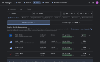 Vuelo directo Sevilla Viena ida y vuelta por 59€