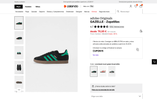 Zapatillas adidas Originals Gazelle por 65,40€