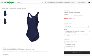 Bañador de mujer Boomerang por 3,98€