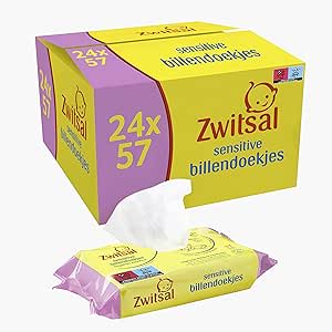 Zwitsal lotion billendoekjes 24 x 57 stuks (1368 doekjes) voor €29,50 met Amazon prime