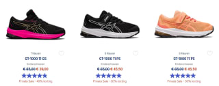 Private sale bij Asics tot 40% korting