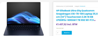 HP EliteBook Ultra G1 UMA laptop voor €€1.437,52 bij Techfabrique