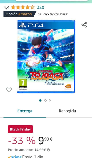Captain Tsubasa: Rise Of New Champions PS4 por 9,99€.