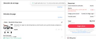 Limpiador de vapor de alta temperatura 220V por 33,11€