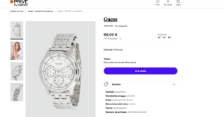 Reloj de mujer marca Guess TAYLOR - Cronógrafo por 68€