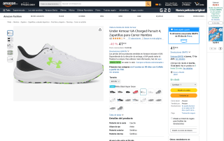 Under Armour UA Charged Pursuit 4 por 41,99€