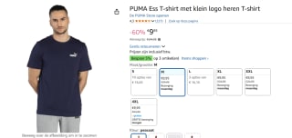 Puma Essential Small Logo shirt voor €9,95 bij Amazon