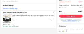 SSD Western Digital SN740 2230 1TB por 48,45€