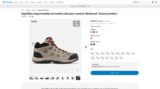 Botas impermeables de media caña para caminar Redmond III Columbia por 60€