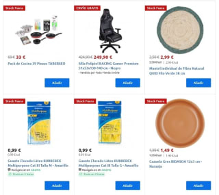 Hasta -40% de Descuento en Stocks Fuera de Carrefour.