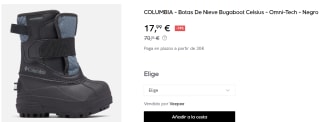 Bota de nieve impermeable Columbia Bugaboot™ Celsius para Peques por 17.99€