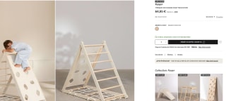 Triángulo de Escalada Pyqer Natural Kids por 64,95€