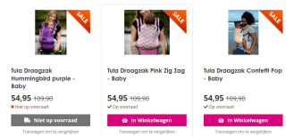 50% korting op draagzakken van Tula, Kokadi en meer bij Ikbenmama