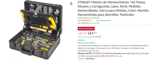 Stanley Maletín de Mantenimiento 142 Piezas por 141.89€