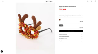 Lefties Gafas reno espumillón Navidad por 3,49€