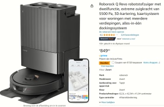 Xiaomi Roborock Q Revo robotstofzuiger met dweilfunctie voor €699 bij Amazon