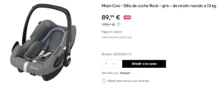 Maxi-Cosi - Silla de coche Rock por 89.99€