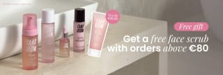 Gratis ClayAndGlow Face Scrub bij besteding vanaf €80