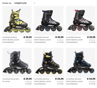 Coolslide skates vanaf 29,95 euro
