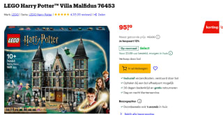 LEGO Harry Potter Villa Malfidus voor €95,99 bij Bol