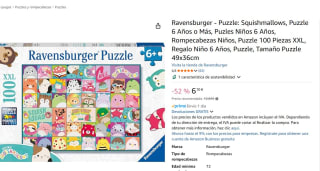 Marca Ravensburger - Puzzle: Squishmallows, 100XXL piezas por 6,10€