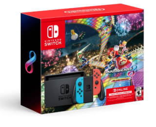 Consola Nintendo Switch Neon Blue + Mario Kart 8 Deluxe por $349.990