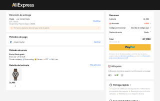 Cadisen reloj de pulsera cuarzo hombre por 27,98€