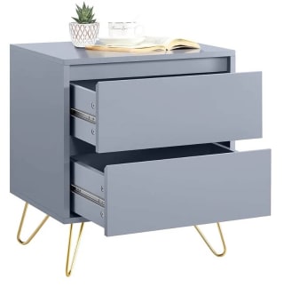 Mesita de noche con 2 cajones por 41,99€