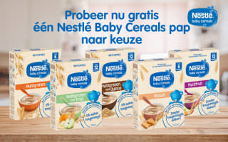 Probeer Nestlé Baby Cereals t.w.v. € 2,85 gratis na cashback