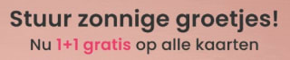 1+1 gratis op alle kaarten bij Hallmark