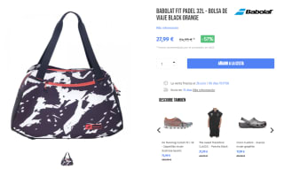 BABOLAT - Bolsa de pádel por 27,99€